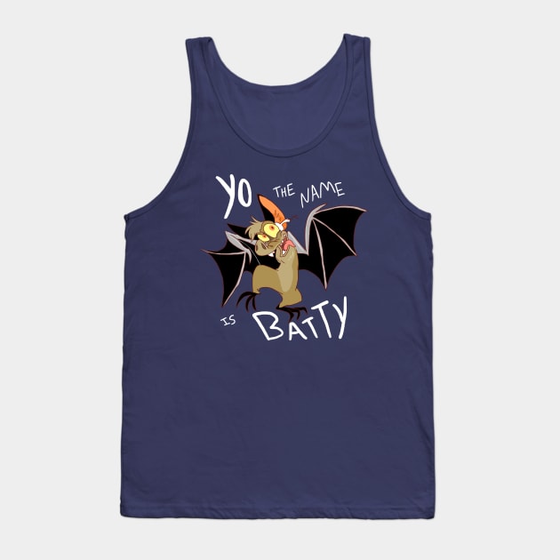 Yo the name is Batty Tank Top by sky665